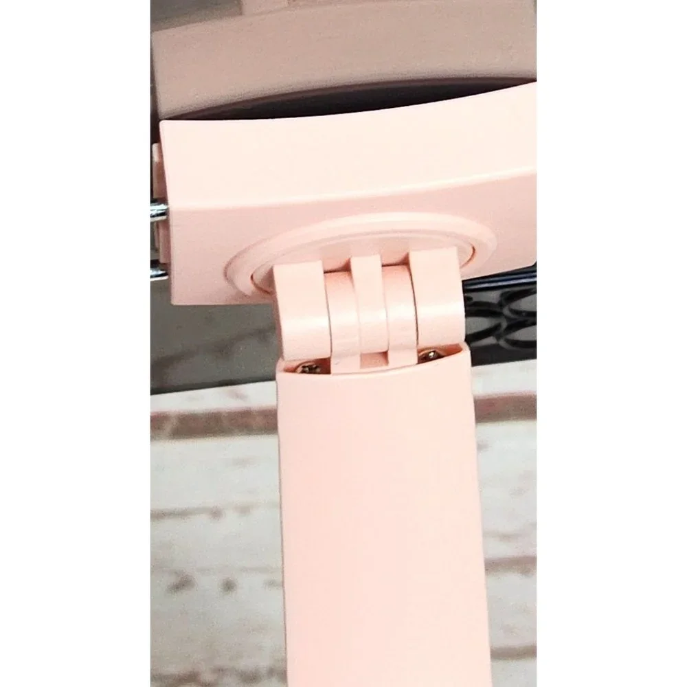 Magic Snapshot: 360° Auto Face Tracking Selfie Tripod - ABS Pink, No App Needed